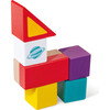 Space Monster Stacking Blocks - 54pc Wooden Colorful Various Shapes Set - Stackers - 2