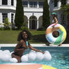 Sunnylife: Tube Float - Pool Side Pastel Gelato - 41" Round Inflatable Ring - Pool Floats - 4