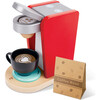 Cafe Coffee Machine - Red - Wooden Kitchen Appliance - Play Food - 3