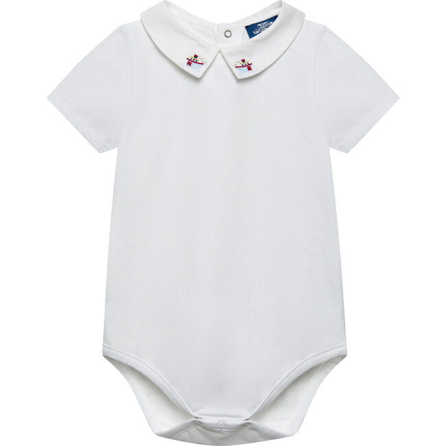 Little Monty Tugboat Body, White Navy