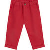 Little Orly Pants, Red - Pants - 1 - thumbnail