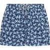 Mens Crab Swimshort, Navy - Swim Trunks - 1 - thumbnail