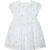 Little Fleur Floral Dress, White Floral - Dresses - 1 - thumbnail