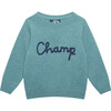 Champ Sweater, Teal Green - Sweaters - 1 - thumbnail