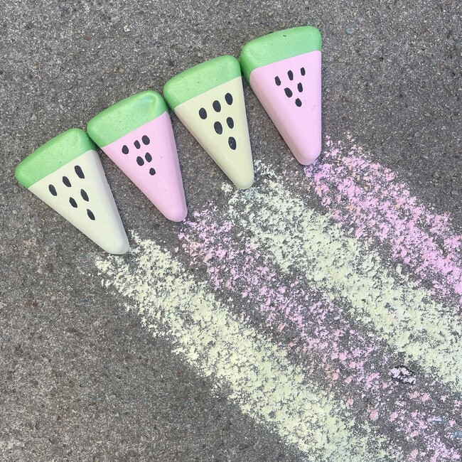 Whitney's Watermelon Slices Handmade Sidewalk Chalk - Arts & Crafts - 2