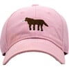 Horse Baseball Hat, Light Pink - Hats - 1 - thumbnail