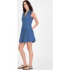 Women's Reinata Dress, Medium Indigo Blue - Dresses - 4