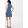 Women's Reinata Dress, Medium Indigo Blue - Dresses - 5