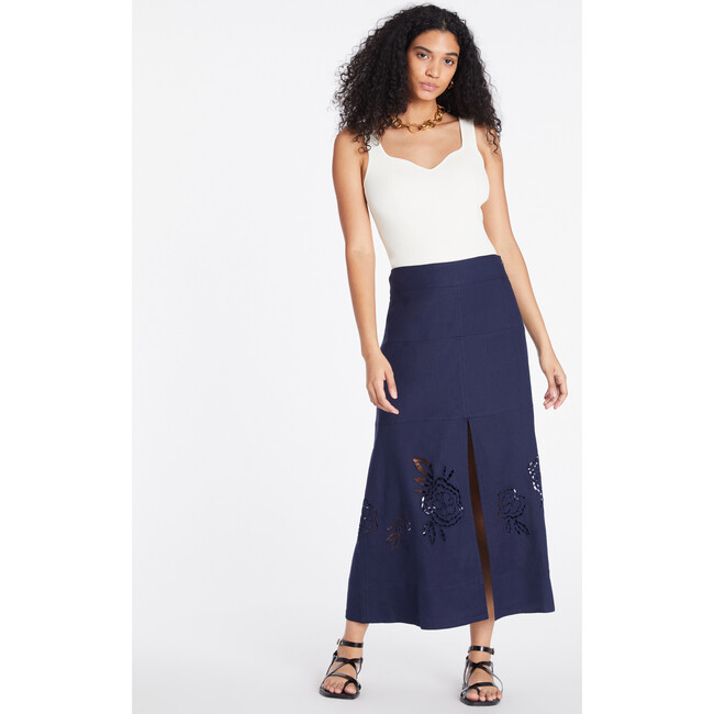 Women's Harlow Skirt, Maritime Blue - Skirts - 2