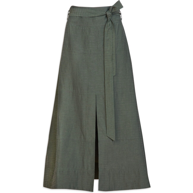 Women's Hudson Skirt, Olive Linen