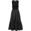 Women's Crew Neck Josephina Dress, Black - Dresses - 1 - thumbnail