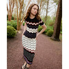 Women's Leighton Knit Dress, Black Cream Multi - Dresses - 6