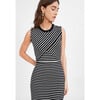 Women's Hayden Dress, Black/Cream - Dresses - 3