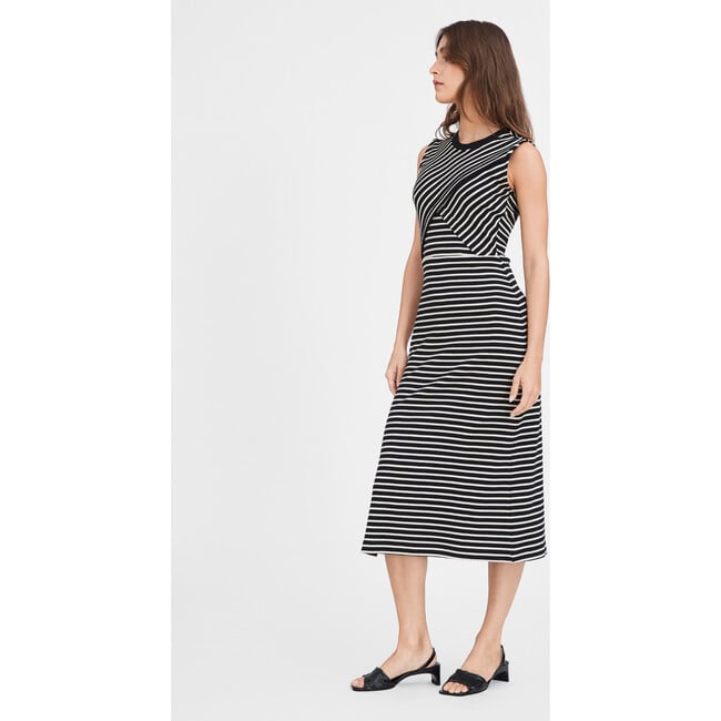 Women's Hayden Dress, Black/Cream - Dresses - 4