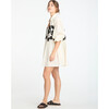 Women's Pippa Dress, Cream/Black - Cover-Ups - 4