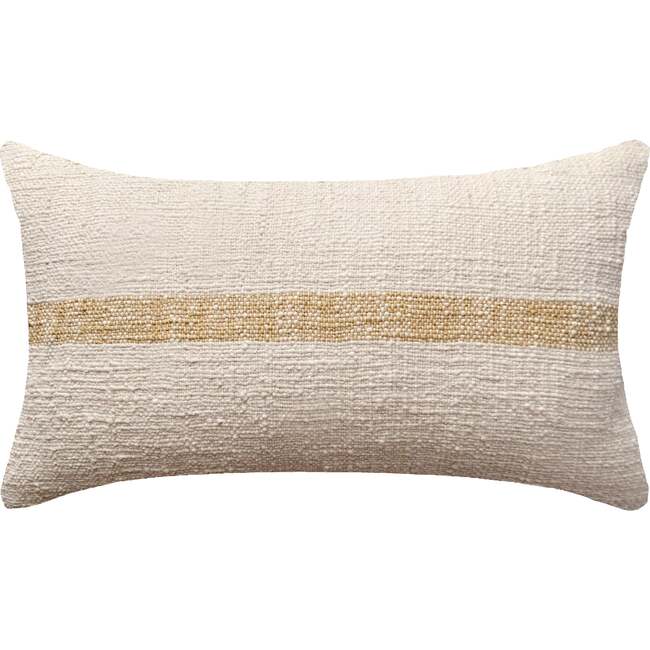 Pillowpia Linus Lumbar Pillow, Dune With Insert