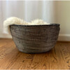 Mbare Oval Storage Basket Monochrome Black Large - Storage - 2