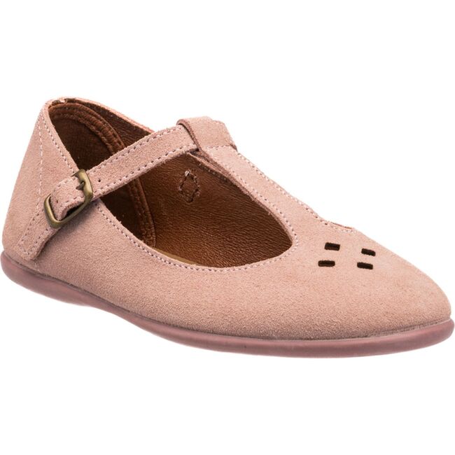 Suede T-Bar, Rose