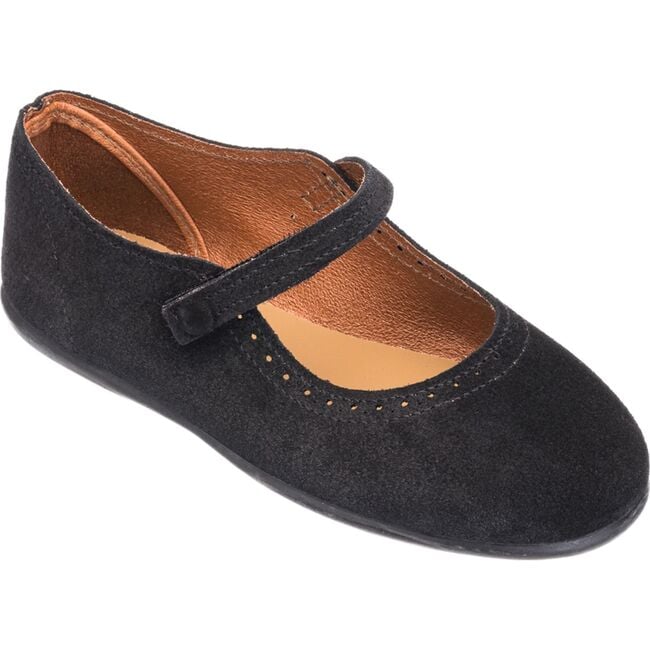 Suede Mary Jane, Black - Mary Janes - 3