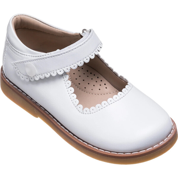 Elephantitio Girls Shoes - Rose Mary Janes - White main image 0