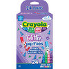 Crayola Magnetic Glitter PIP-Tiles 24-Piece Set - STEM Toys - 1 - thumbnail