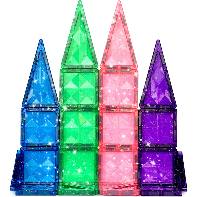 Crayola Magnetic Glitter PIP-Tiles 24-Piece Set - STEM Toys - 4