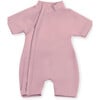 Zimmi Kimono Style High Neck Onesie, Rose - One Pieces - 1 - thumbnail