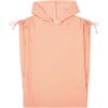 Summer Adjustable Tie Snap Closure Poncho, Apricot - Cover-Ups - 1 - thumbnail