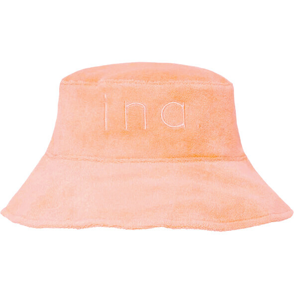 Sorbet Adjustable Tie Bucket Hat, Apricot