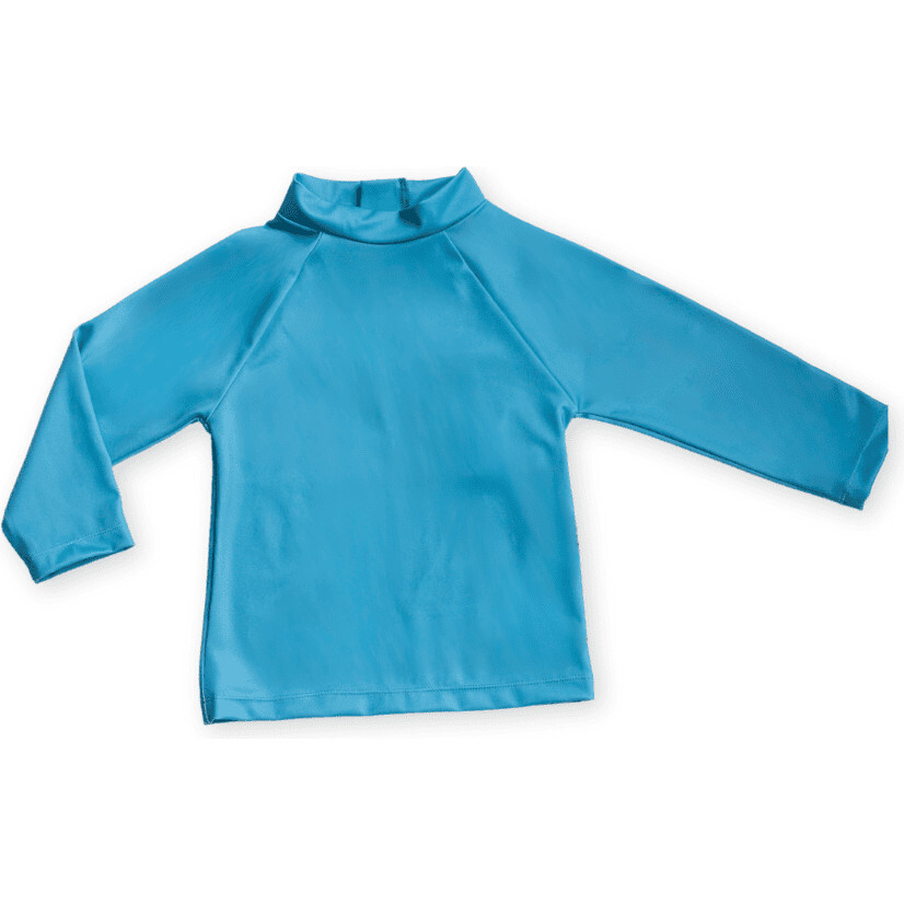 Nella High Neck Long Sleeve Rash Shirt, Mint - Rash Guards - 1