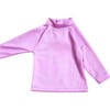 Nella High Neck Long Sleeve Rash Shirt, Grape - Rash Guards - 1 - thumbnail