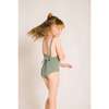 Mara Adjustable Straps One-Piece Swimsuit, Moss - One Pieces - 2