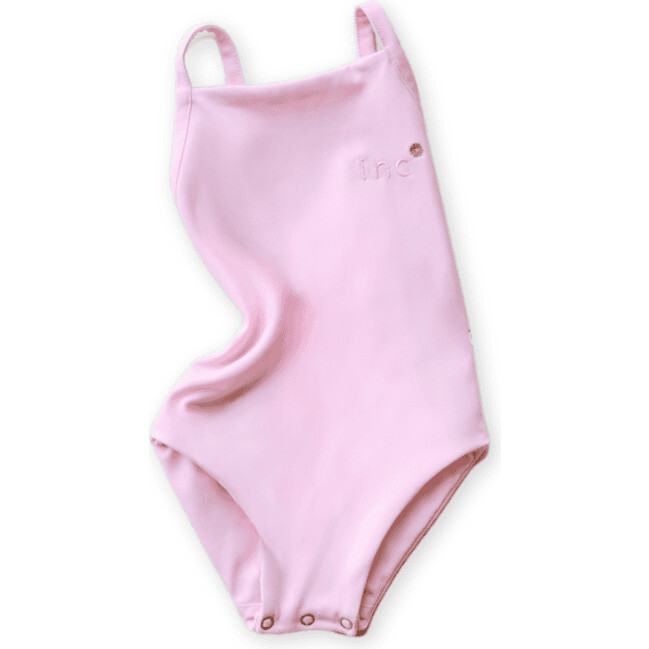 Mara Adjustable Straps One-Piece Swimsuit, Blush Petal