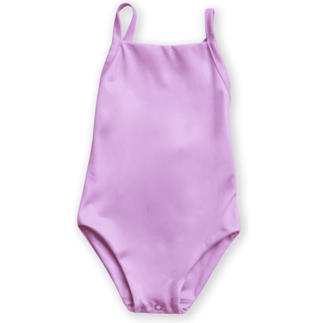 Mara Adjustable Straps One-Piece Swimsuit, Grape