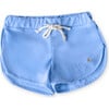 Mesa Elastic Drawstring Trunks, Powder Sky - Swim Trunks - 1 - thumbnail