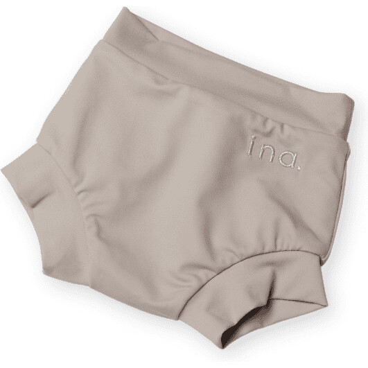 Baby's Lumi Swim Extra Snug Nappy Shorts, Sand