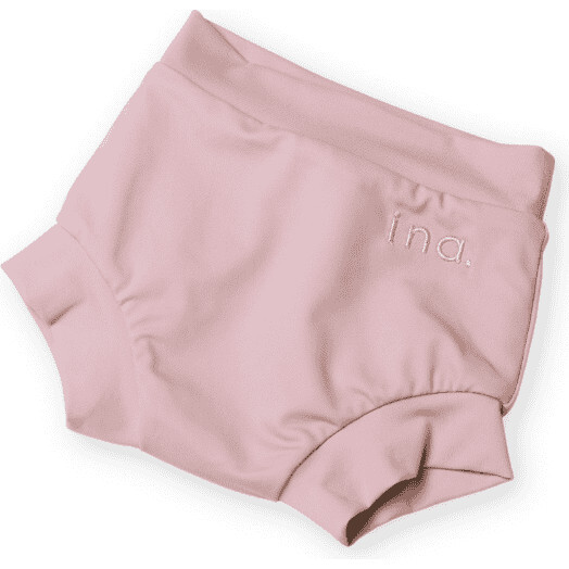 Baby's Lumi Swim Extra Snug Nappy Shorts, Rose
