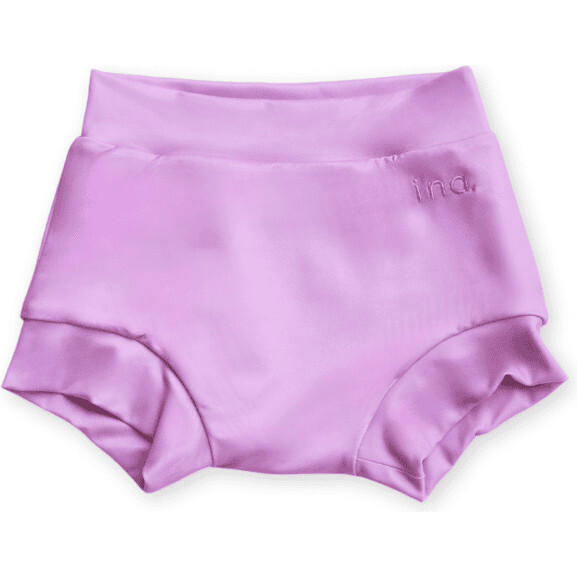 Baby's Lumi Swim Extra Snug Nappy Shorts, Grape - Swim Trunks - 1