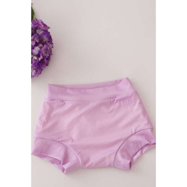 Baby's Lumi Swim Extra Snug Nappy Shorts, Grape - Swim Trunks - 2