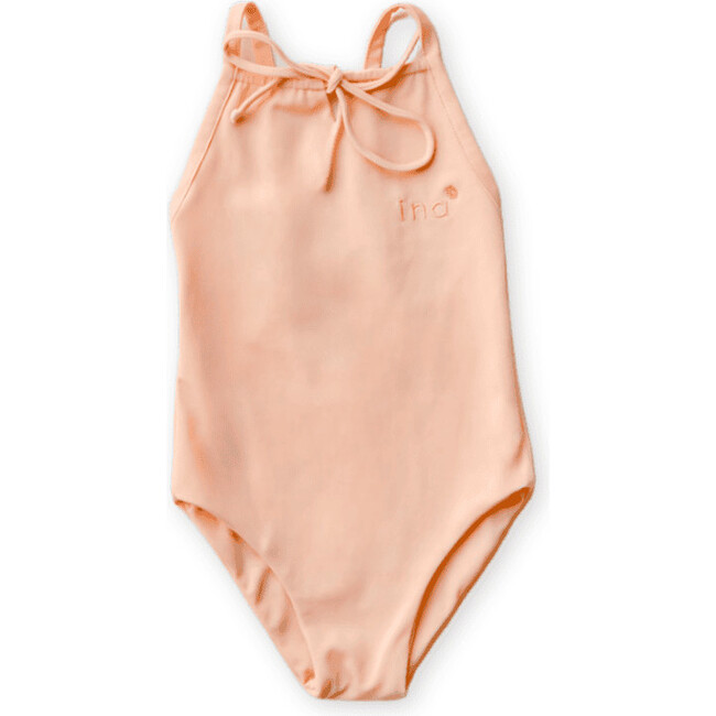 Aurelia Adjustable Strap One-Piece Swimsuit, Peach Blossom