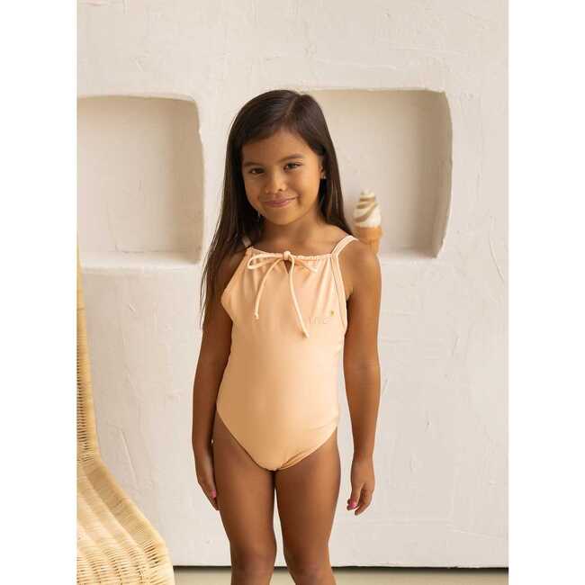 Aurelia Adjustable Strap One-Piece Swimsuit, Peach Blossom - One Pieces - 2