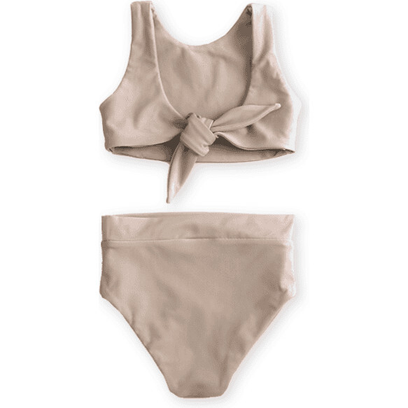 Arla Crop Top & High Waist 2-Piece Bikini, Sand