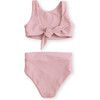 Arla Crop Top & High Waist 2-Piece Bikini, Rose - Two Pieces - 1 - thumbnail