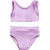 Arla Crop Top & High Waist 2-Piece Bikini, Grape - Two Pieces - 1 - thumbnail