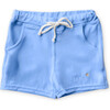 Amias Elastic Waist Drawstring Trunks, Powder Sky - Swim Trunks - 1 - thumbnail