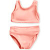 Arla Crop Top & High Waist 2-Piece Bikini, Apricot - Two Pieces - 1 - thumbnail