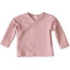 Ada Crossover Long Sleeve Rash Shirt, Rose - Rash Guards - 1 - thumbnail