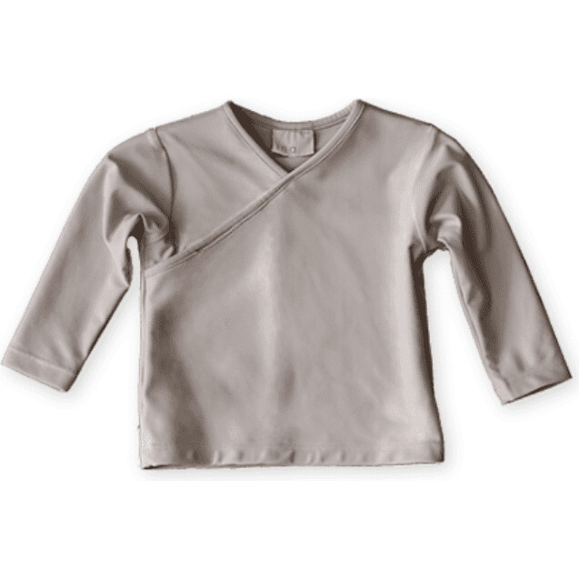 Ada Crossover Long Sleeve Rash Shirt, Sand - Rash Guards - 1