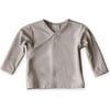 Ada Crossover Long Sleeve Rash Shirt, Sand - Rash Guards - 1 - thumbnail