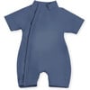 Zimmi Kimono Style High Neck Onesie, Mineral - One Pieces - 1 - thumbnail